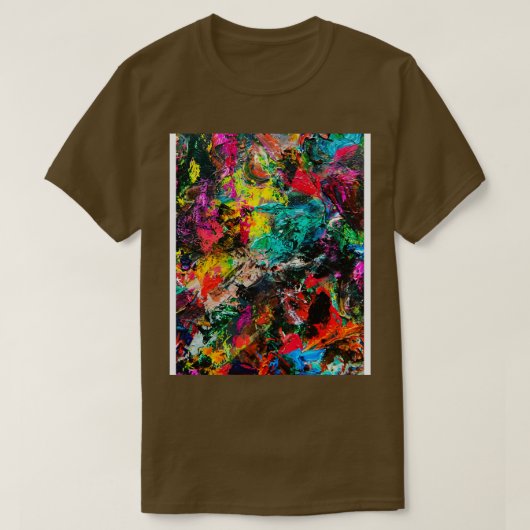 ナウリンズ抽象芸術アートTシャツ Tシャツ (デザイン正面)