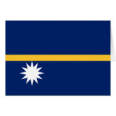 ナウルの国旗 (正面横)