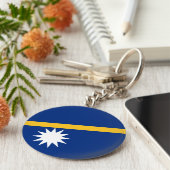 ナウル国旗 キーホルダー (側面)