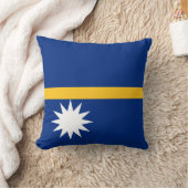 ナウル国旗 クッション (ブランケット)