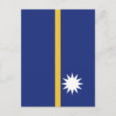 ナウル国旗 ポストカード (正面)