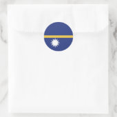 ナウル国旗 ラウンドシール (バッグ)