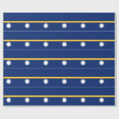 ナウル国旗 ラッピングペーパー (フラット)