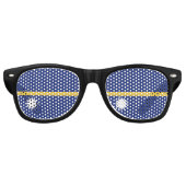 ナウル国旗 レトロサングラス (正面)