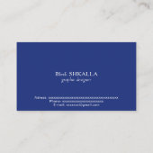 ナウル国旗 名刺 (裏面)