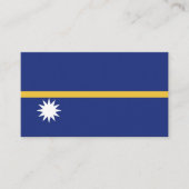 ナウル国旗 名刺 (正面)