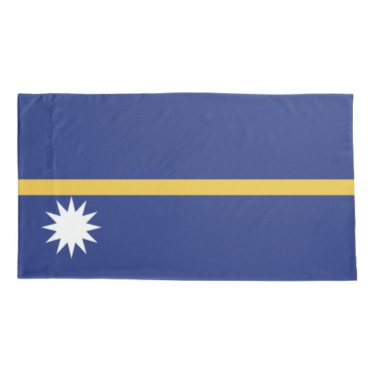 ナウル国旗 枕カバー (裏面)