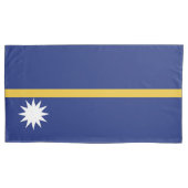 ナウル国旗 枕カバー (正面)