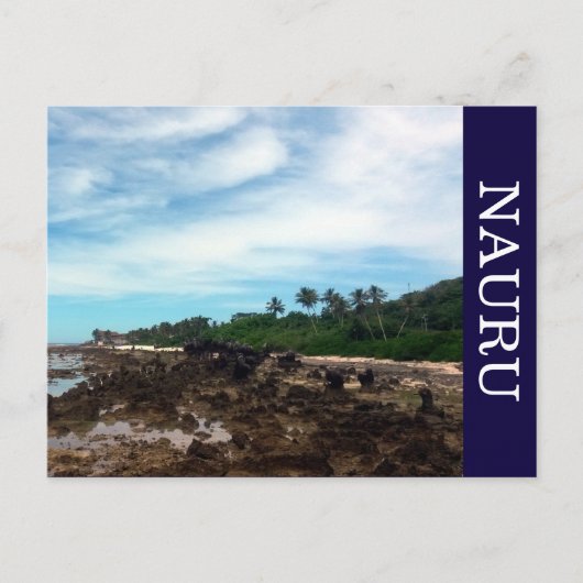 ナウル海岸 ポストカード (正面)