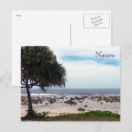ナウル海岸 ポストカード (正面/裏面)