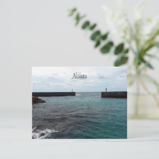 ナウル港 ポストカード (スタンド正面)
