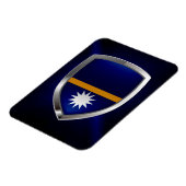 ナウル金属エンブレム マグネット (左側)