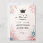 ナウロントルレガルグラム赤面ピンクブライダルシャワー 招待状 (正面)