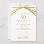 ナウ・アンド・ゼン フォト サプライズ 50周年パーティー 招待状 (正面)