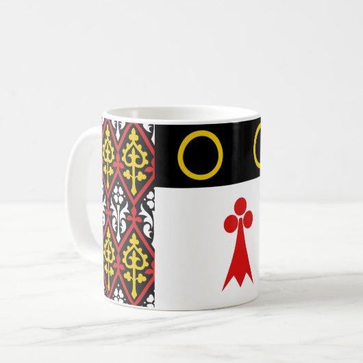 ナエベジェムポペースバッジのバーロニー コーヒーマグカップ (正面左)