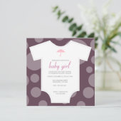 ナカスタムスシャツベビーシャワー 招待状 (スタンド正面)