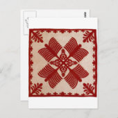 ナカラウメナカヒリ、キルト ポストカード (正面/裏面)