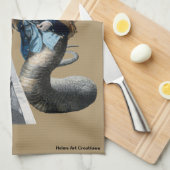 ナガエクスプロールワールドトラベルファンタジーキッチンタオル キッチンタオル (四つ折り)