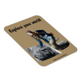 ナガ世界旅行を探索ファンタジーフォトマグネット マグネット (右側)