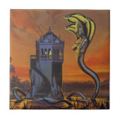 ナガ族王(色のlitho) タイル (正面)