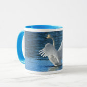 ナキハクチョウのマグ マグカップ (正面左)