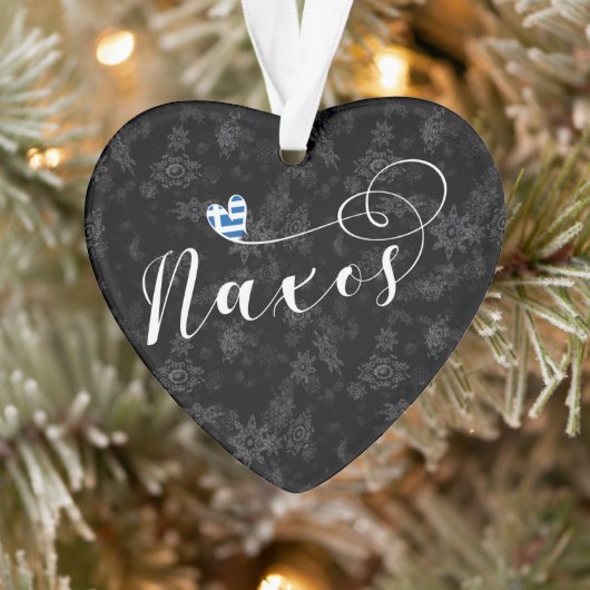 ナクソスが大好き、ギリシャ国旗 オーナメント (ツリー)