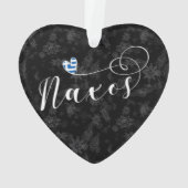 ナクソスが大好き、ギリシャ国旗 オーナメント (裏面)