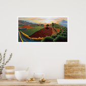 ナクソスでの一日の終わり ポスター (キッチン)