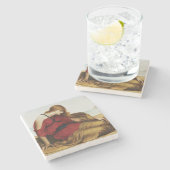 ナクソスのアリアドクラシカルン（ギリシャ神話） ストーンコースター (横)