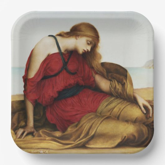 ナクソスのアリアドクラシカルン(ギリシャ神話) ペーパープレート (正面)