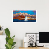 ナクソスの帆船 ポスター (ホームオフィス)