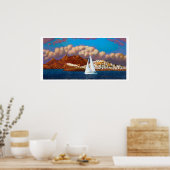 ナクソスの帆船 ポスター (キッチン)