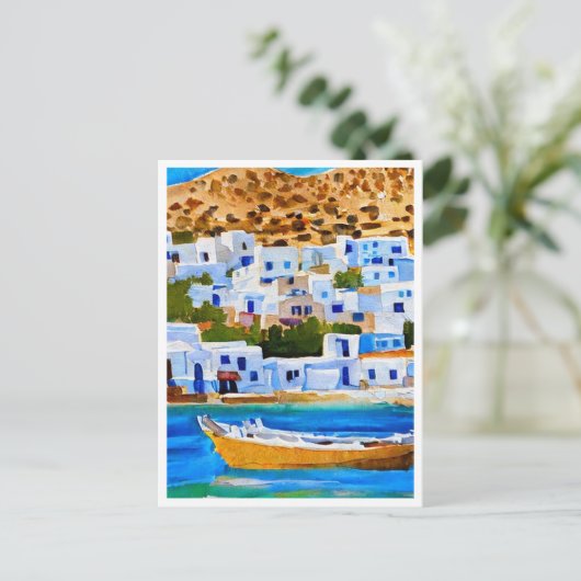 ナクソスギリシャレトロ絵画ズ ポストカード (スタンド正面)