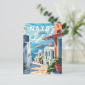 ナクソスギリシャ旅行アートヴィンテージ ポストカード (スタンド正面)