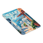 ナクソスギリシャ旅行アートヴィンテージ マグネット (右側)