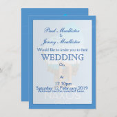 ナクソス地図 ギリシャの旅行ポスター 招待状 (正面/裏面)