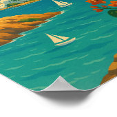 ナクソス鮮やかギリシャ ポスター (角)