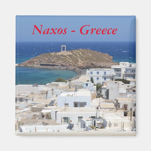 ナクソス・ギリシャ マグネット (正面)