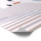 ナクソス・ギリシャ・ヴィンテージ旅行ポスター ポスター (角)