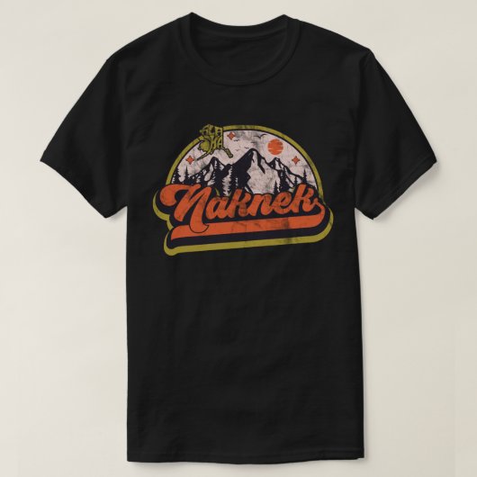 ナクネク, アラスカ州 Tシャツ (デザイン正面)