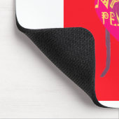 ナクフェンダラブアートスワヒリハートデザイン マウスパッド (コーナー)