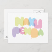 ナクペンダ – スワヒリであなたが大好き ポストカード (正面/裏面)