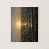 ナクラビーチサンセット…パタヤ、チョンブリ、タイ ジグソーパズル (縦)