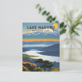 ナクル湖国立公園トラベ伝統的ル ポストカード (スタンド正面)