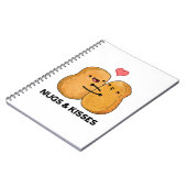 ナグとキスおもしろいチキンナゲット ノートブック (左側)