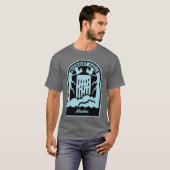 ナゲット滝 アラスカ Tシャツ (正面フル)