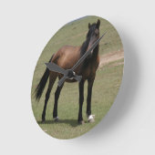 ナコマ・ムスタン ラウンド壁時計 (傾斜)