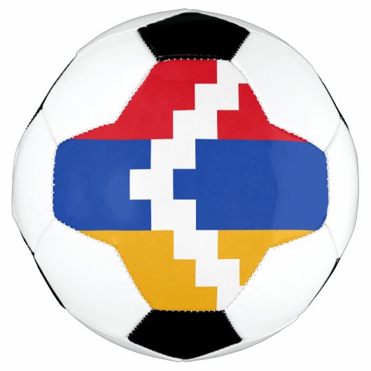 ナゴルノ・カラバフの旗 サッカーボール (正面)