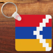 ナゴルノ・カラバフ国旗 キーホルダー (正面)