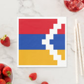 ナゴルノ・カラバフ国旗 スタンダードランチョンナプキン (インサイチュ)